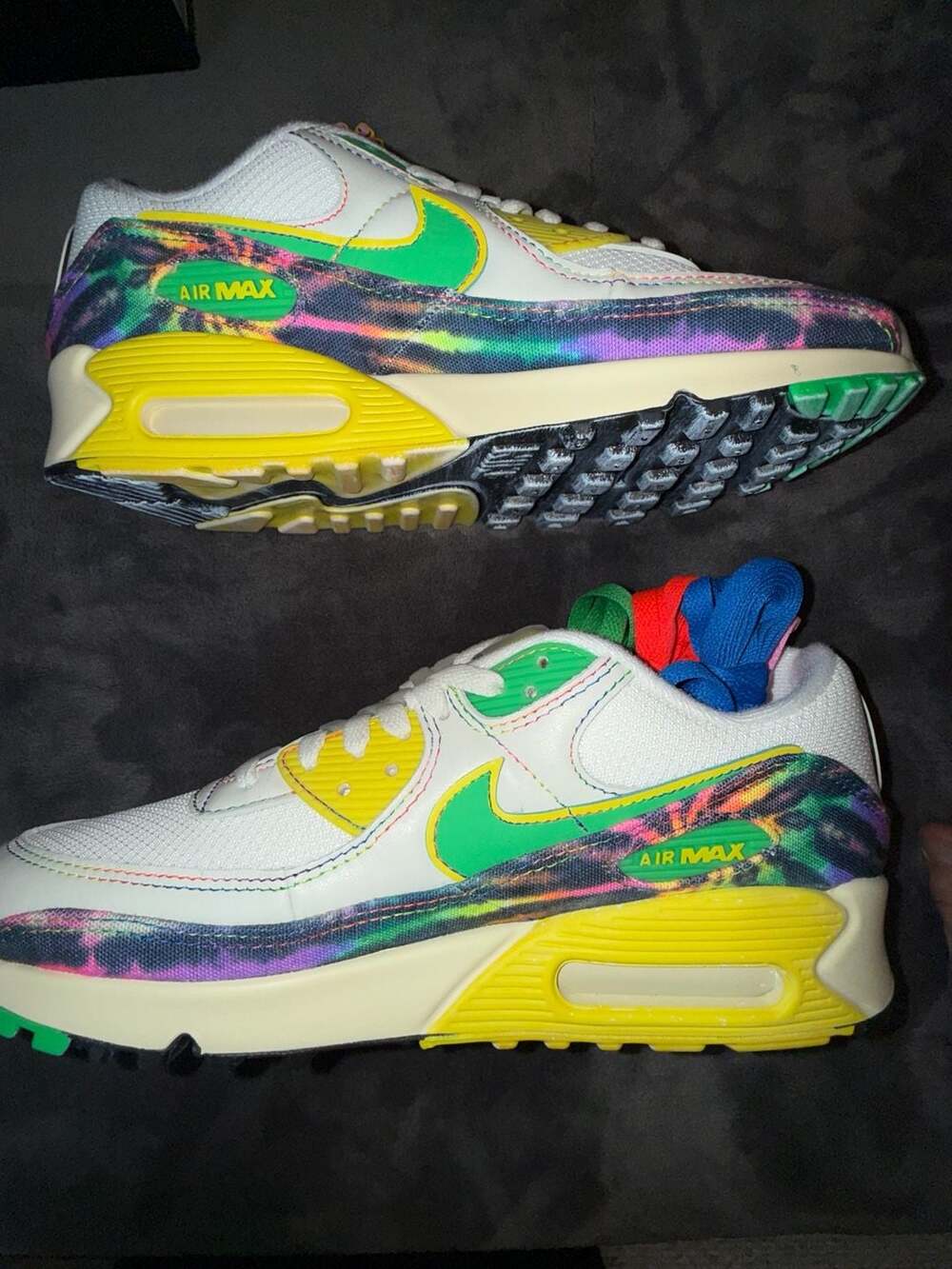 Grateful Dead x Univ of Oregon Air Max 90 Grateful Ducks size 8.5M/10W - Picture 3 of 7